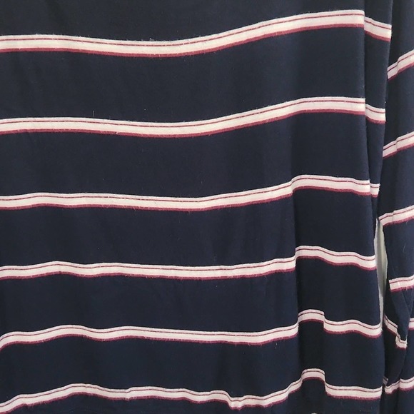 Aeropostale Women's Seriously Soft Tomboy Tee Size Med Long Sleeve Striped - Picture 3 of 8